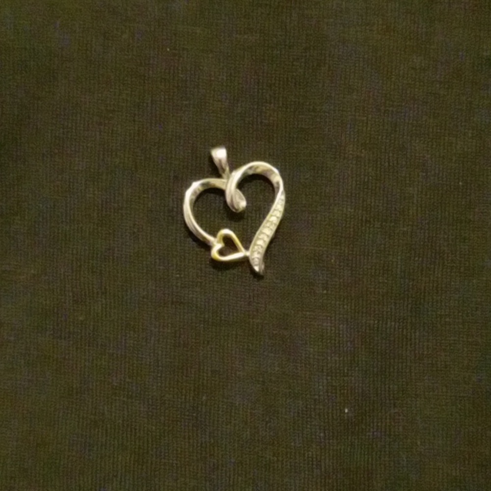 Womans heart pendant
